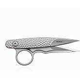 TONMA Professional 4.7&rdquo; Thread Snips, Made in Japan | Fabric Scissors Thread Nippers for Sewing, Japanese SG-2 Powder Steel, Razor-Sharp Blade with Safety Cap, Ambidextrous