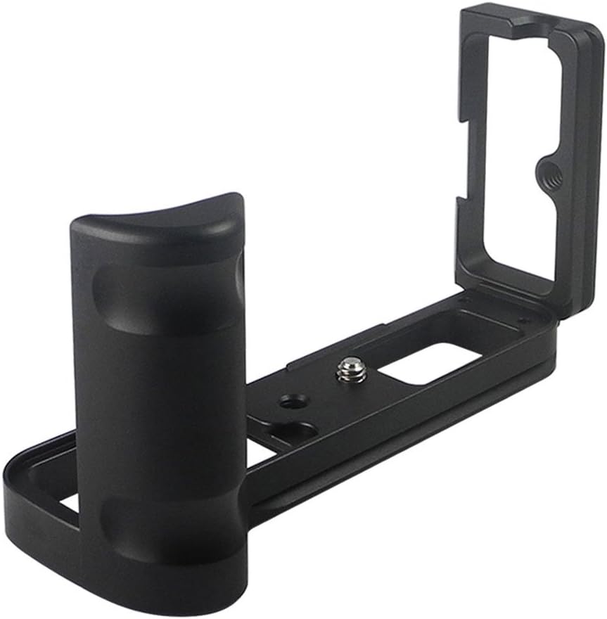 MENGS X-T2 L-Shaped Quick Release Plate with Grip Aluminum Alloy for Fujifilm X-T2 Camera Compatible with Arca-Swiss Standard