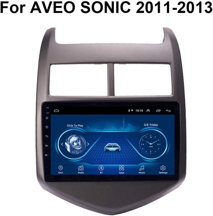 XMZWD 9 Inch Android 8.1 Car GPS Multimedia Player, for Aveo Sonic 2011-2013 Support WiFi/USB/DVR/SWC Bluetooth/Steering Wheel Control/Mirror Link
