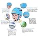 Baby Adjustable Helmet, Kid Soft Cushion Harnesses Cap, Toddler Infant Hat When Learning to Crawl Walk Play (Blue)