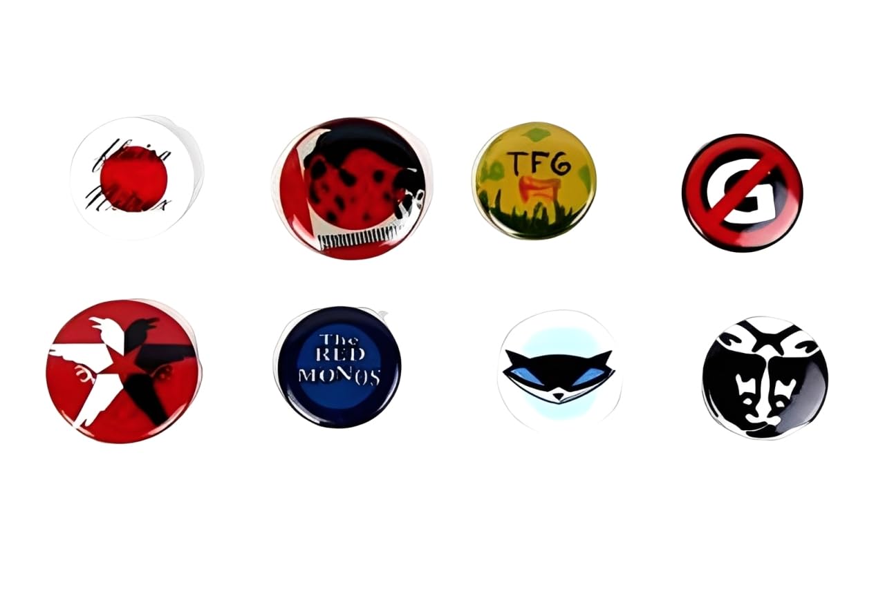 thecostumebase Infamous Second Son Pins Set of 8 Delsin Rowe