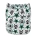 Lilbit Halloween Skull Baby Cloth Nappy with Bamboo Charcoal Inserts