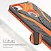 ZIZO Static Series for iPhone 8 Case Military Grade Drop Tested with Built in Kickstand iPhone 7 iPhone 6s Case Black Orange