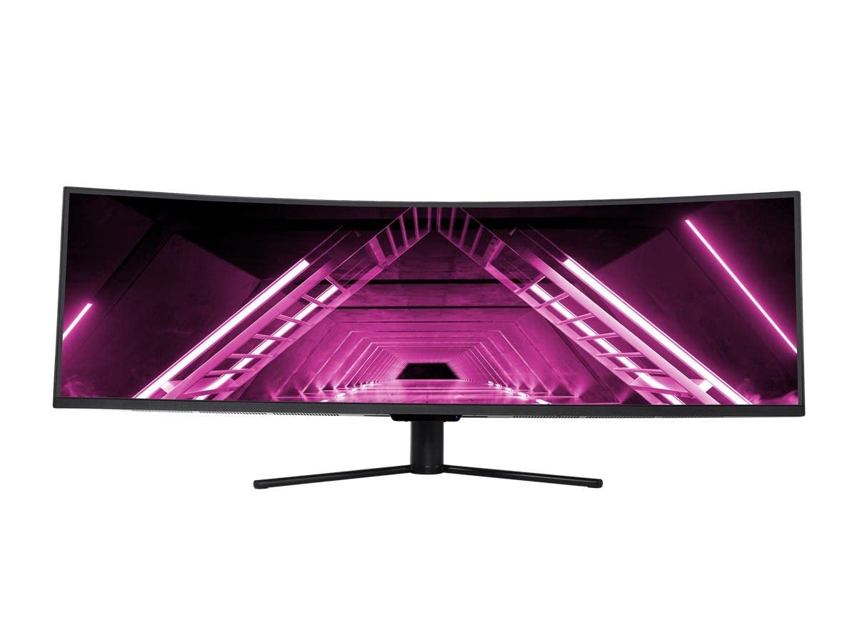 Photo 1 of Monoprice Curved Gaming Monitor - 49 Inch, 120Hz, 4ms, 5120x1440p, 32:9, DQHD, 1800R, Adaptive Sync, VA with Quantum LCD - Dark Matter Series