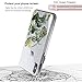 LEMONCOVER iPhone X Case iPhone XS Case, Tropical Floral Natural Plant Pattern Soft TPU Silicone Protective Skin Ultra Slim Clear with Unique Design Bumper Back Cover for iPhone X XS ,Palm leaves