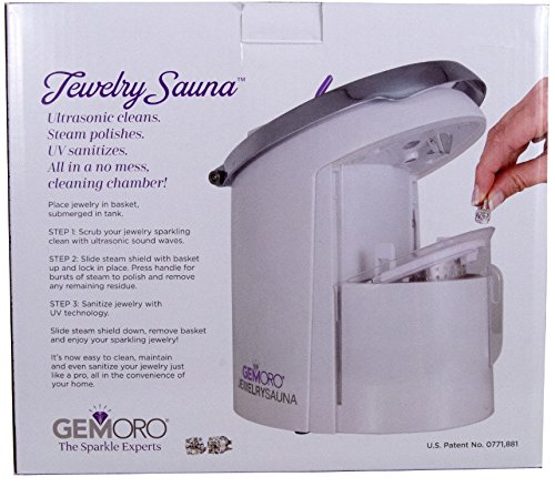 image for Gemoro Jewelry Sauna Compact 3-in-1 Jewelry Cleaning System, unisex-ad