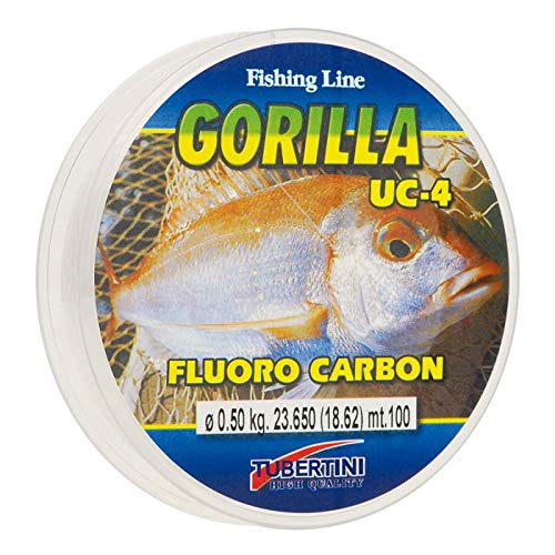 Tubertini Gorilla UC-4 0.500mm 100m Fluorocarbon Sea Spinning Surfcasting Trout Bolo Lake