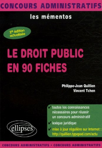 Le  droit public en 90 fiches