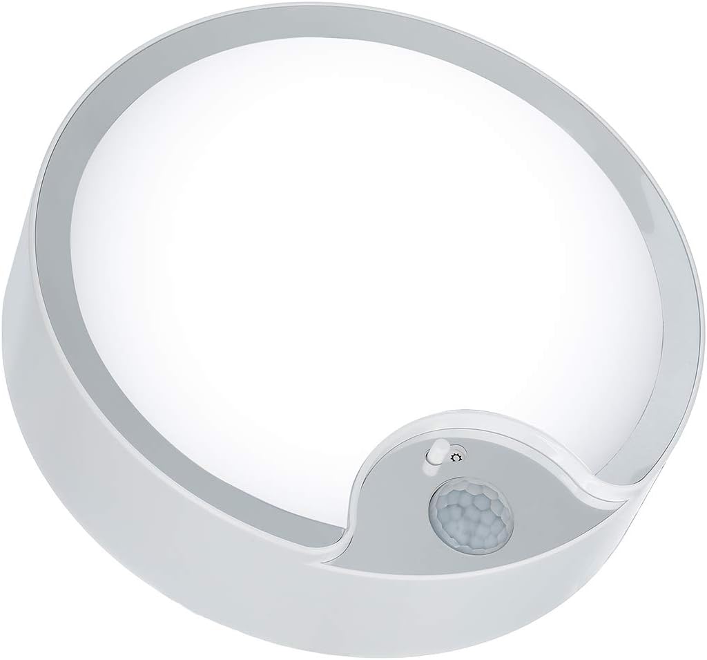 Motion Sensor Ceiling Light, DIYZON Indoor/Outdoor Flush Mount LED