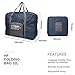 Travel Duffel Bag For Women & Men - Lightweight Carry On Foldable Duffle For Luggage Gym Sports Portable