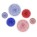 Super Z Outlet Fiesta Colorful Paper Fans Round Wheel Disc Southwestern Pattern Design for Party, Event, Home Decoration (Patriotic) primary