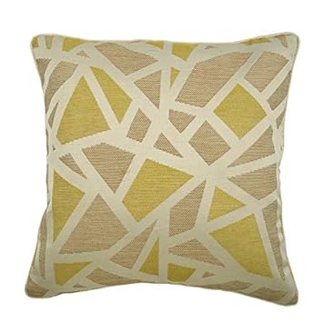 Amazon Com Luxury Yellow Euro Pillow Covers 26x26 Inch Jacquard