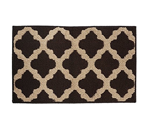YK Decor Indoor Outdoor Doormat Super Grip Non Slip Backing Door Mat for Front Door Inside Floor Dirt Mud Trapper Mats Entrance Rug Shoes Scraper Machine Washable Carpet