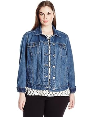 Women's Plus Size Classic Trucker Jacket