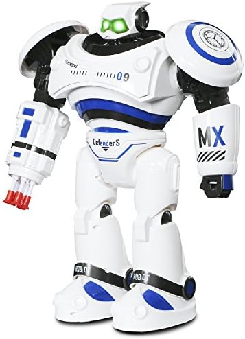 IFixer Large RC Robot Toy for Kids Boys, Interactive Walking Singing Dancing Smart Robotics, Programmable Gesture Sensing Robot Kit