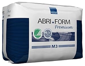 Image of Abena Abri-Form Premium Incontinence Briefs, Medium, M3, 88 Count (4 Packs of 22)