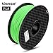 TIANSE Green PLA 3D Printer Filament, 1.75mm Diameter Tolerance +/- 0.03 mm, 2.2lb Spool