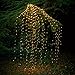 SKYFIRE Solar Powered Twinkle Fairy Lights, 10 Strands 200 LEDs Waterproof Timbo String Lights Decorative Silver Wire Vine Solar Lights for Outdoor, Garden, Christmas Tree