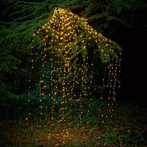 SKYFIRE 2 Pack Solar Powered Twinkle Fairy Lights, 10 Strands 200 LEDs Waterproof Timbo String Lights Decorative Silver Wire Vine Solar Lights for Outdoor, Garden, Christmas Tree