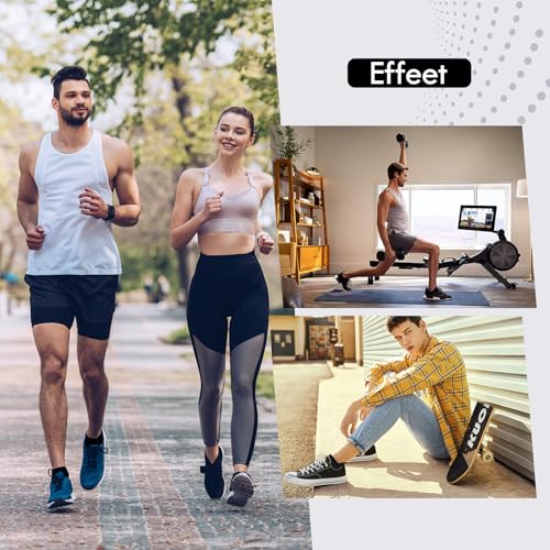 Effeet Trainer Socks Men Women 10/20 Pairs Breathable Cotton Sports Socks Short Half Socks Running Socks Black White Grey 43-46 39-42 47-50 35-38