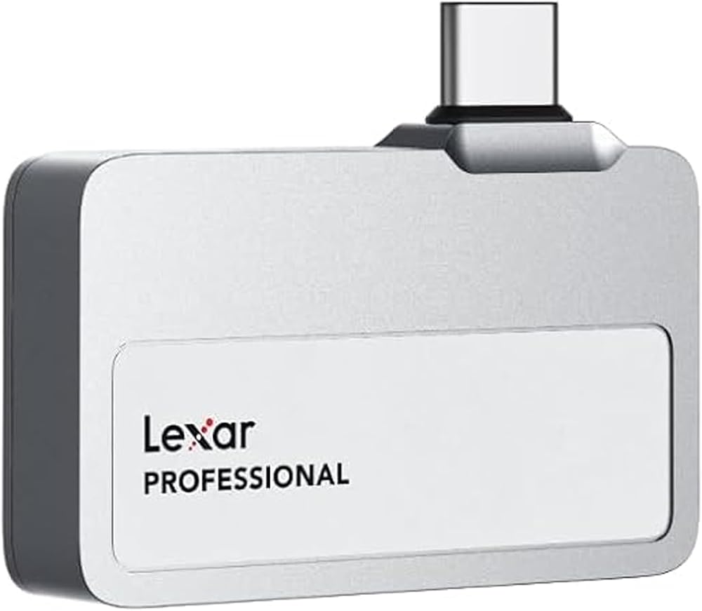 Lexar Professional Go 1TB Portable SSD USB 3.2 ProRes 1050MB/s IP65