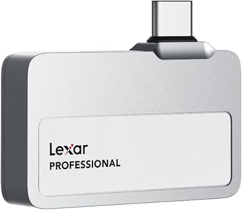Lexar Professional Go 1TB Portable SSD USB 3.2 ProRes 1050MB/s IP65