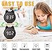 BOERA Alarm Clock for Kids Bedroom,OK to Wake Wooden Alarm Clock Large Display Time Temperature USB/Battery Powered