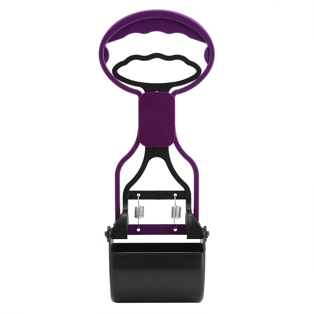 Ausla Dog Pooper Scooper with Long Handle, 28cm, Dog Waste Scooper, Pet Scooper, Cleaning Tool for Indoor and Outdoor 28 X 8.7cm (Purple)