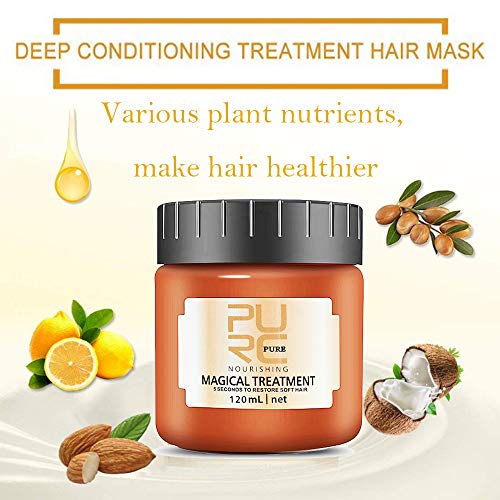 PURC Magical Hair Treatment Mask, Advanced Molecular Hair Roots Treatment Professtional Hair