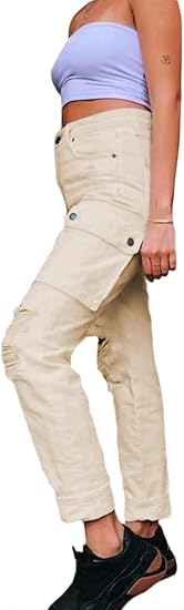ripped cargo pants womens