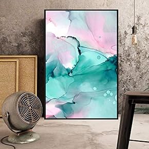 Floating Framed Canvas Wall Art for Living Room, Bedroom Ink Canvas Prints for Home Decoration Ready to Hang - 16x24 inches