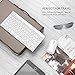 seenda Wireless Keyboard and Mouse Set, Ultra Thin Small Rechargeable Keyboard and Mouse with Long Battery Life for Windows, Silver and White