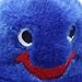 Outward Hound Kyjen PP01101 Octopus Junior Plush Dog Toys Squeak Toy, Small, Blue