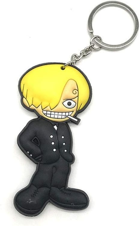 Amazon Co Jp キーホルダー ワンピースキーホルダー アニメーションジュエリーキーホルダーペンダント男性と女性のキーホルダー Vinsmokeサンジa ホーム キッチン