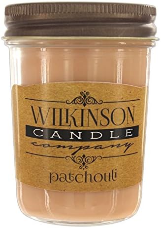 Wilkinson Candle Co. Jam Jar Soy-Lotion Candle (8 Ounce, Patchouli)