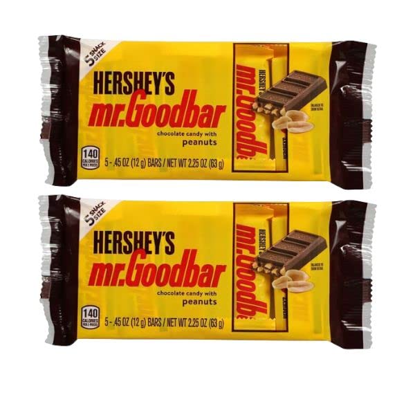 (2 Pack) Hershey's MR. GOODBAR Chocolate Candy with