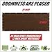 ColourTree 4' x 50' Brown Fence Privacy Screen Windscreen Cover Fabric Shade Tarp Netting Mesh Cloth - Commercial Grade 170 GSM - Cable Zip Ties Included - We Make Custom Size