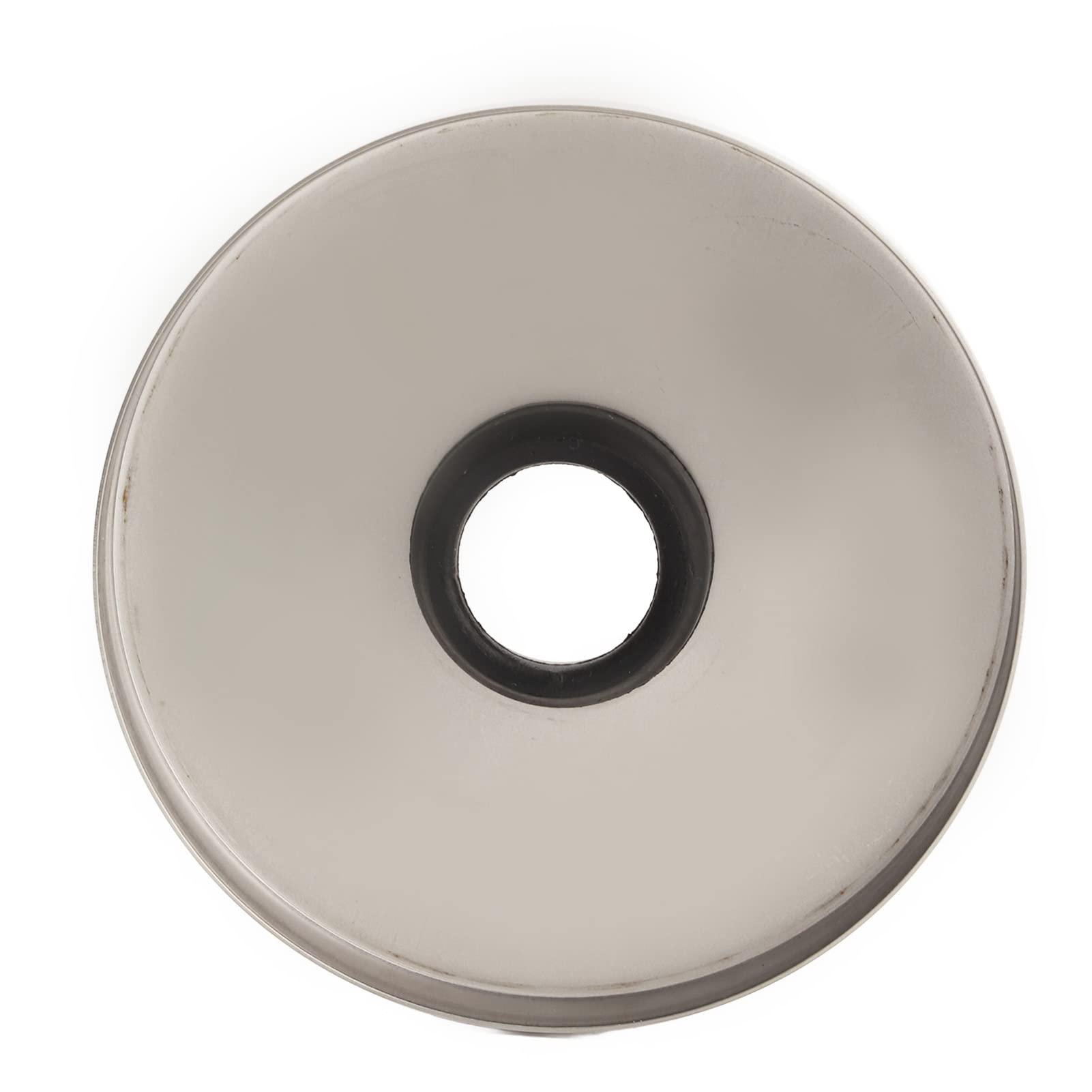TOPINCN Shower Flange Cover, Large Round Shower Arm Flange Replacement 304 Stainless Steel Shower Head Arm Escutcheon Cover Plate for Home G1/2in Pipe Replacement (Brushed)