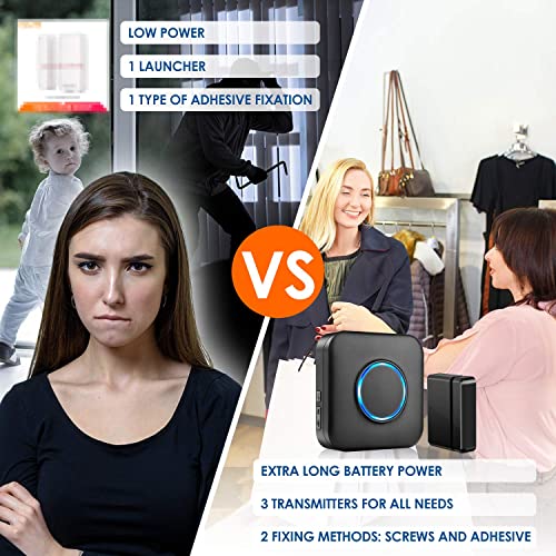 Door Chime Wireless Doorbell Bistee Door Open Chime Alert With 600 FT