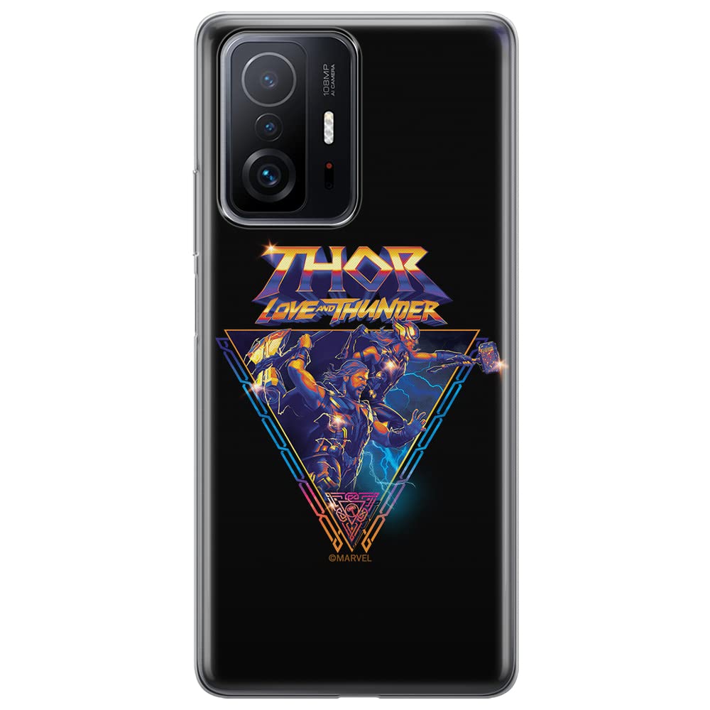 ERT GROUP Mobile phone case for Xiaomi 11T 5G / 11T PRO 5G Original and officially licensed Marvel pattern Thor 003 optimally adapted to the shape of the mobile phone, TPU case