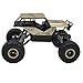 Blomiky 1:18 Scale Alloy Gold Monster RC Cars Off-Road Rock Toy RC Vehicle Crawler RC Truck 4WD Remote Control Buggy Extra 2 Battery C185 Gold
