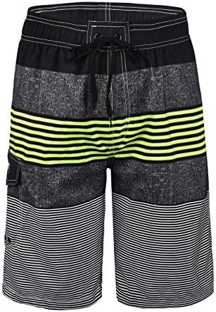 Nonwe Men's Surf Quick Dry Swim Trunks with Drawsting
