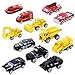 ANTAPRCIS Jumbo Easter Eggs Filled with 12 Different Alloy Die-Cast Vehicles - Fire Truck/Engineering Truck/Police Car - 3.47