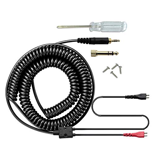 LS LOVINSTAR Headphone Extra Length Cable for Sennheiser HD25 HD25-1 II HD25-C HD25-13 with Screws Tool （1.8m）