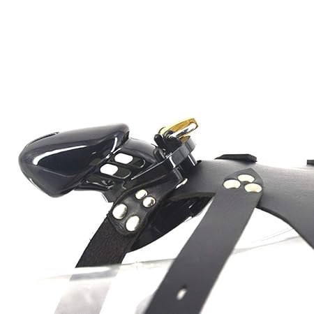 CXQ Schwarze Plastikhosen verhindern entgleist männliche Spiele (Size : Short)