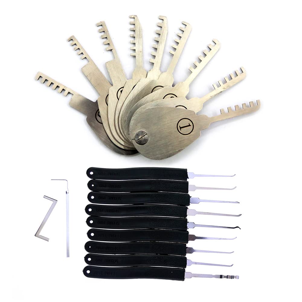 Pick 9pcs lock Picking Tool for House Locks
