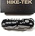 Hike-tek Swiss Style Army Pocket Knife 14 Multi Function Pocket Knife- for Every Day Use Including Outdoor, Rescue and Survival (Black)