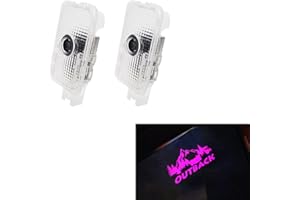 uunonaha Never Fade Car LED Door Logo Projector Puddle lamp, for Outback Accessories Door Light Logo LED Laser Car Courtesy Step Light HD Compatible with Outback