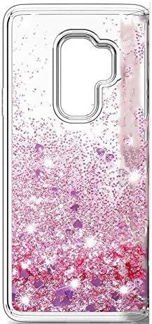 Nokia 6 2018 Case,Gochina Clear Flowing Liquid Floating Glitter Sparkle TPU + Shockproof Hard PC Protective Case for Nokia 6 2018 (Rose Gold)