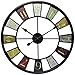 Infinity Instruments 14024-24 Kaleidoscope Wall Clock, 24
